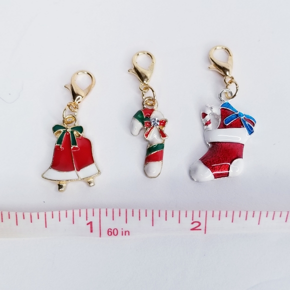 🍁3/$25  Holiday Charms Set of 6 - Picture 6 of 7